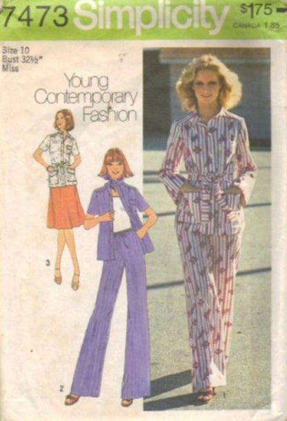 Simplicity 7473 Sewing Pattern (Vintage) UNCUT
