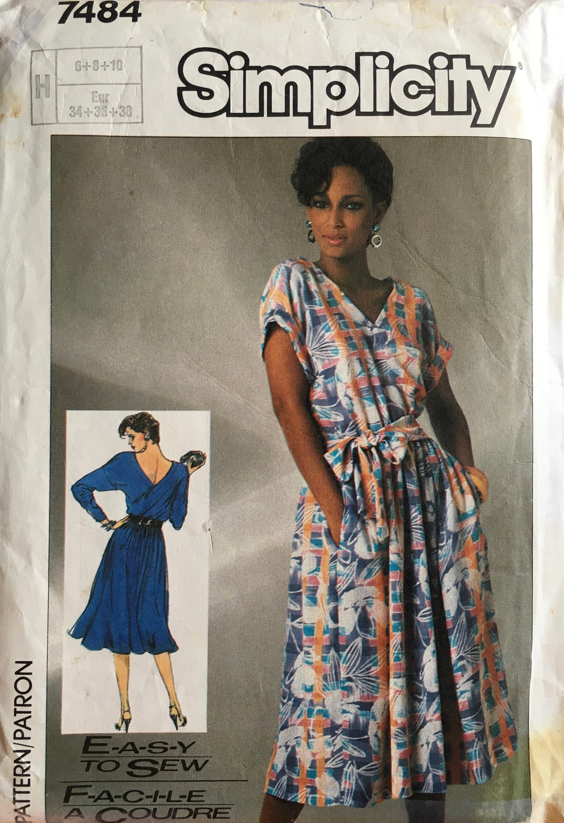 Simplicity 7484 Sewing Pattern (Vintage) UNCUT