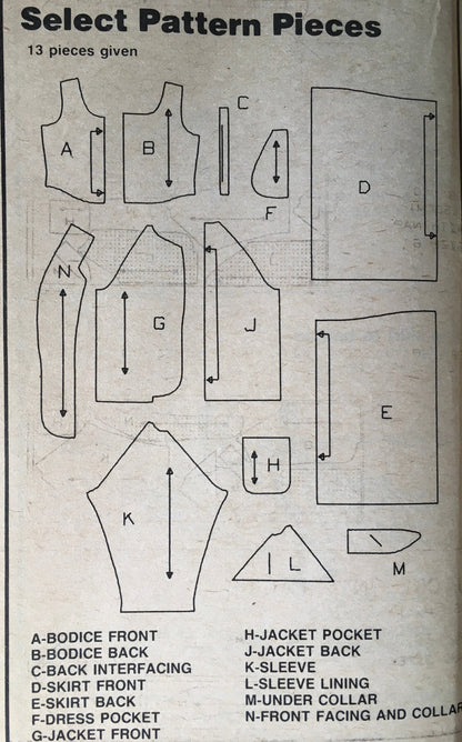 Simplicity 7505 Sewing Pattern (Vintage) CUT