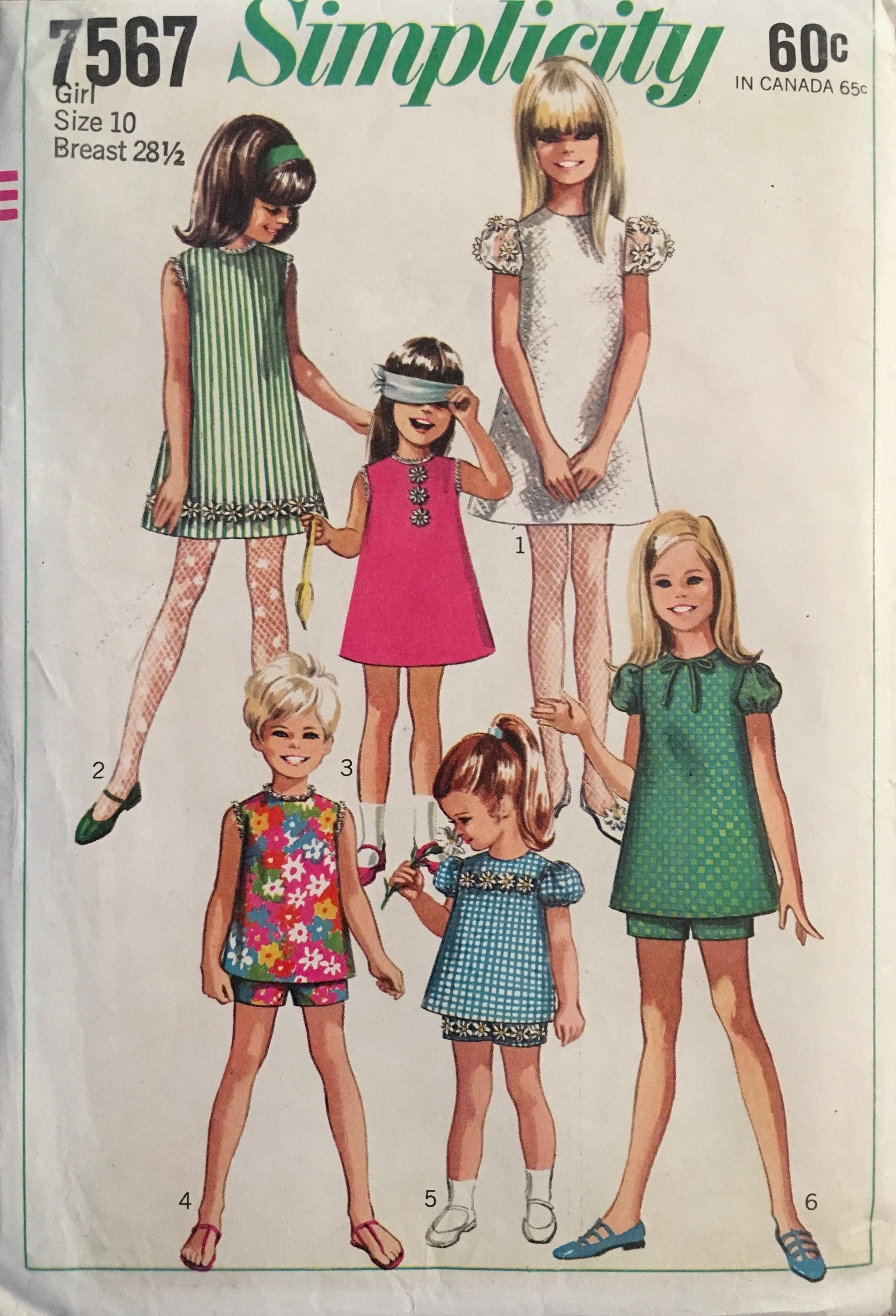 Simplicity 7567 Sewing Pattern (Vintage) UNCUT/CUT