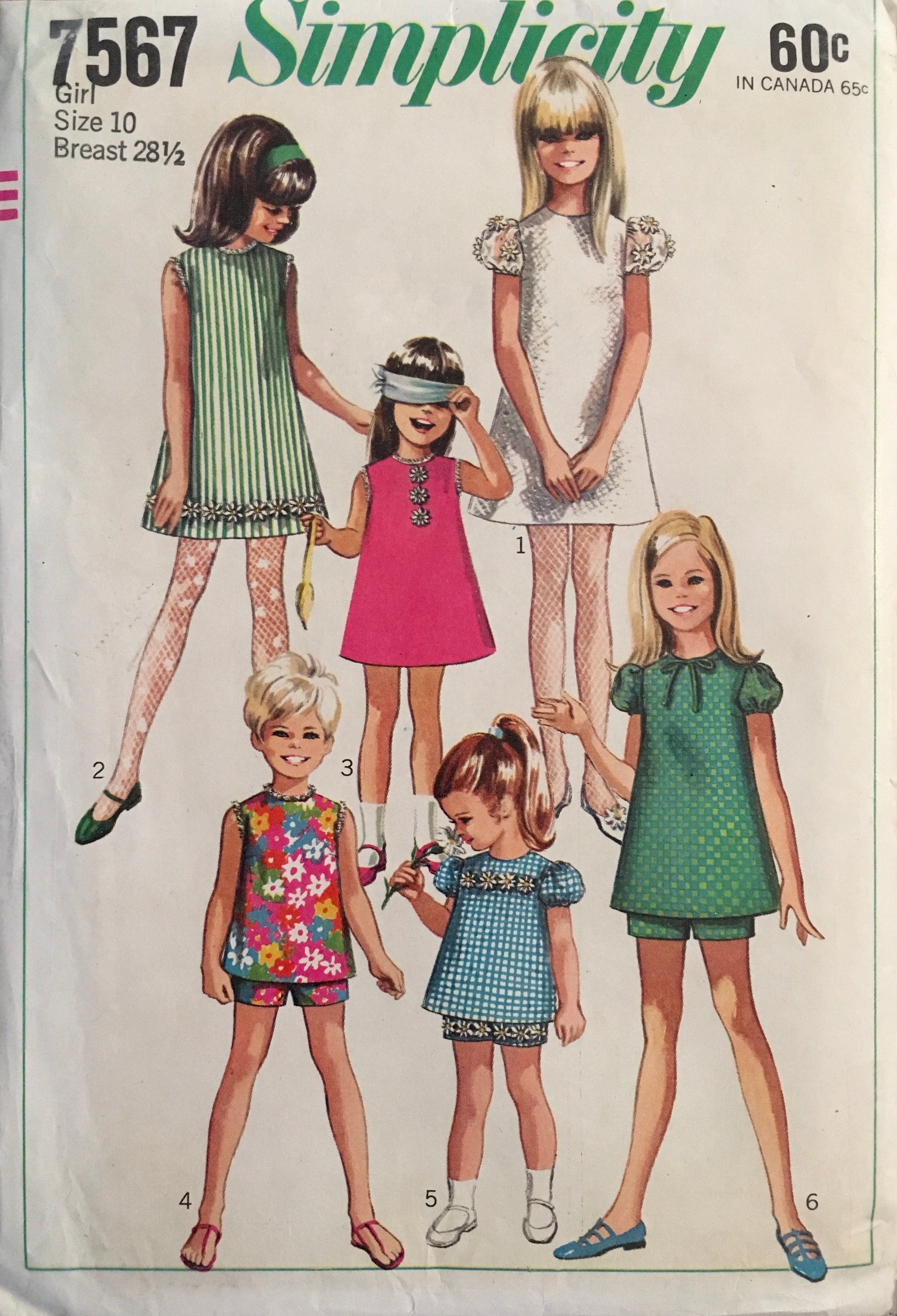Simplicity 7567 Sewing Pattern (Vintage) UNCUT/CUT