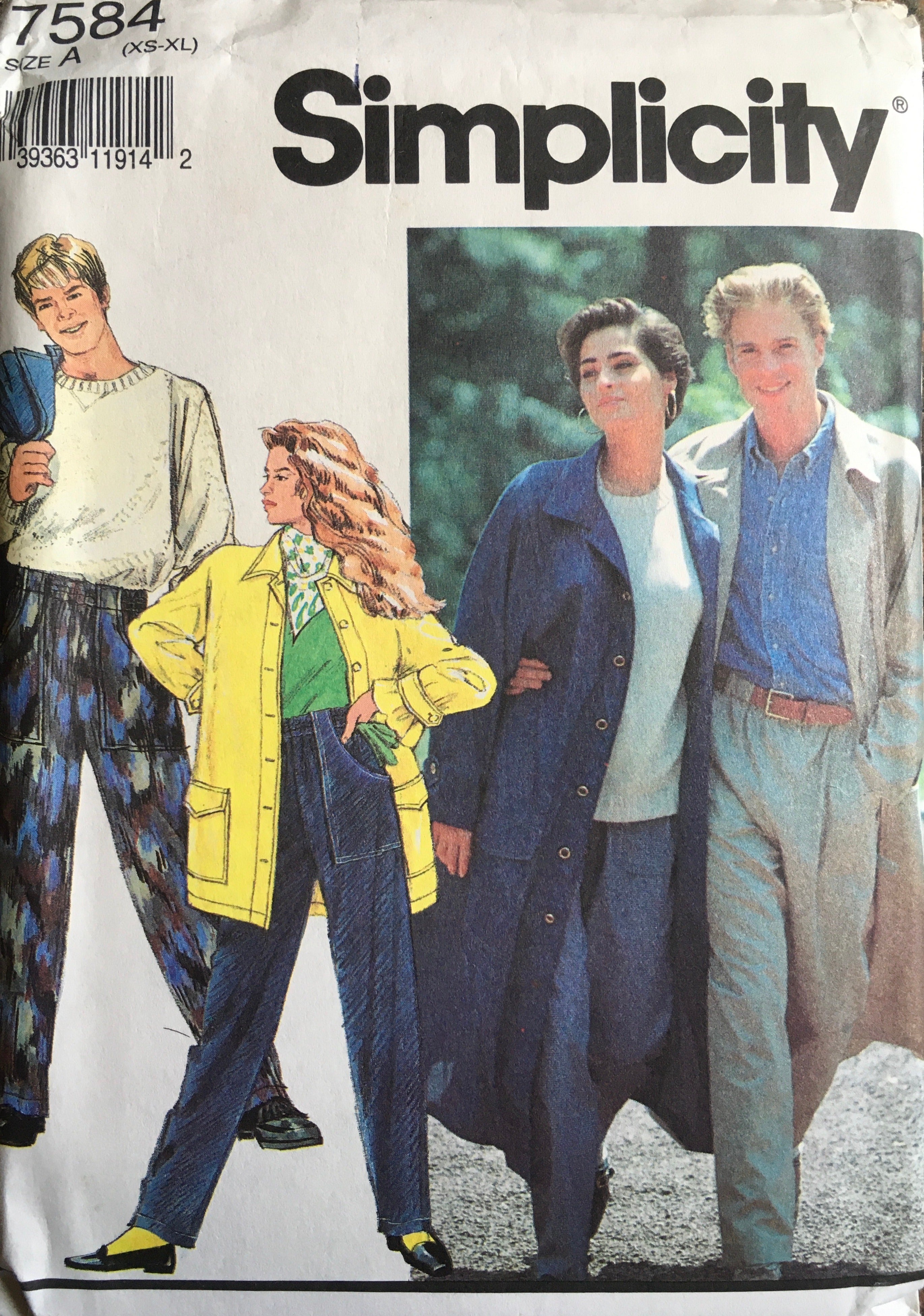 Simplicity 7584 Sewing Pattern (Vintage) UNCUT