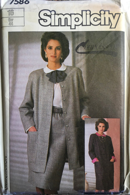 Simplicity 7586 Sewing Pattern (Vintage) UNCUT