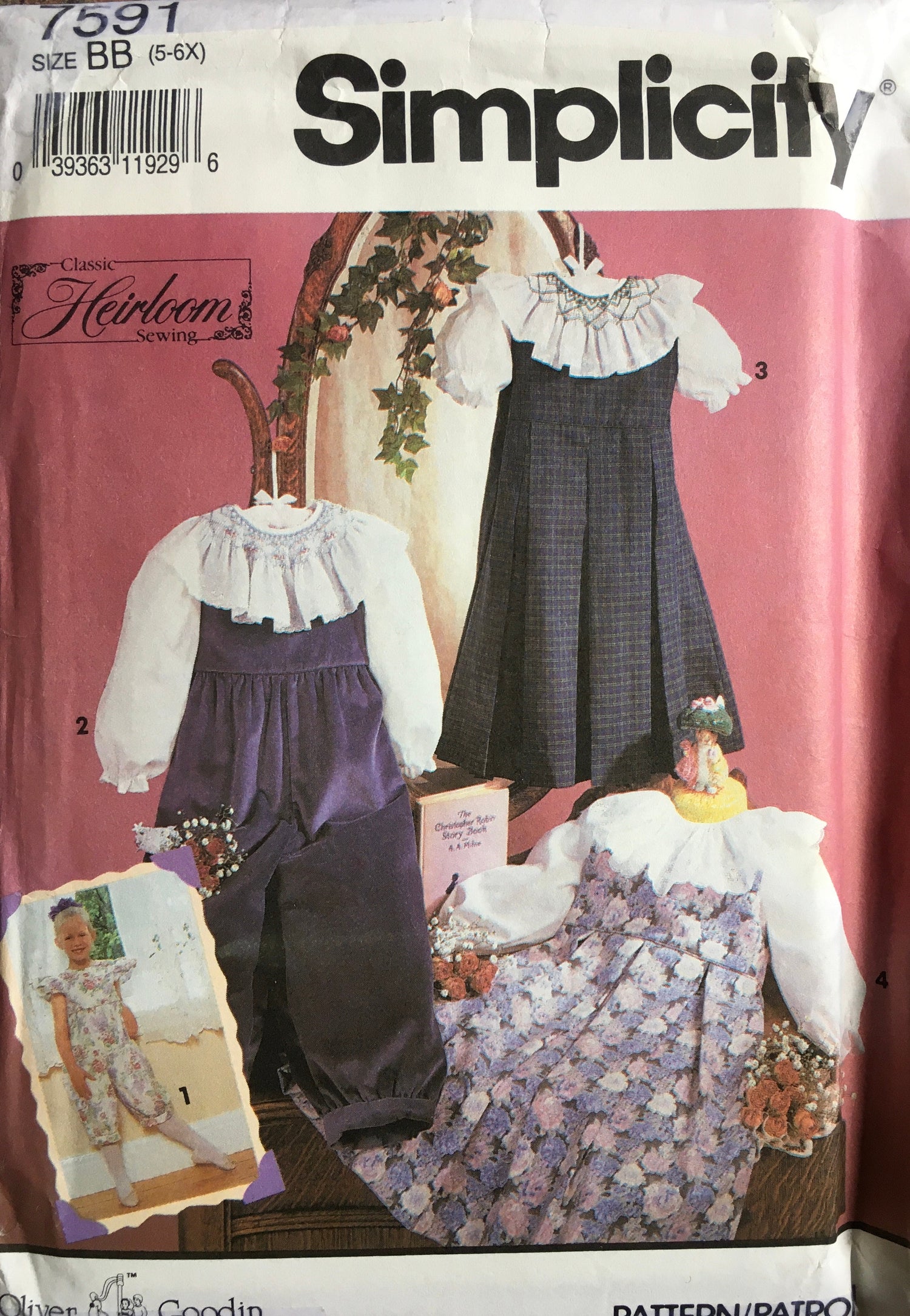 Simplicity 7591 Sewing Pattern (Vintage) UNCUT