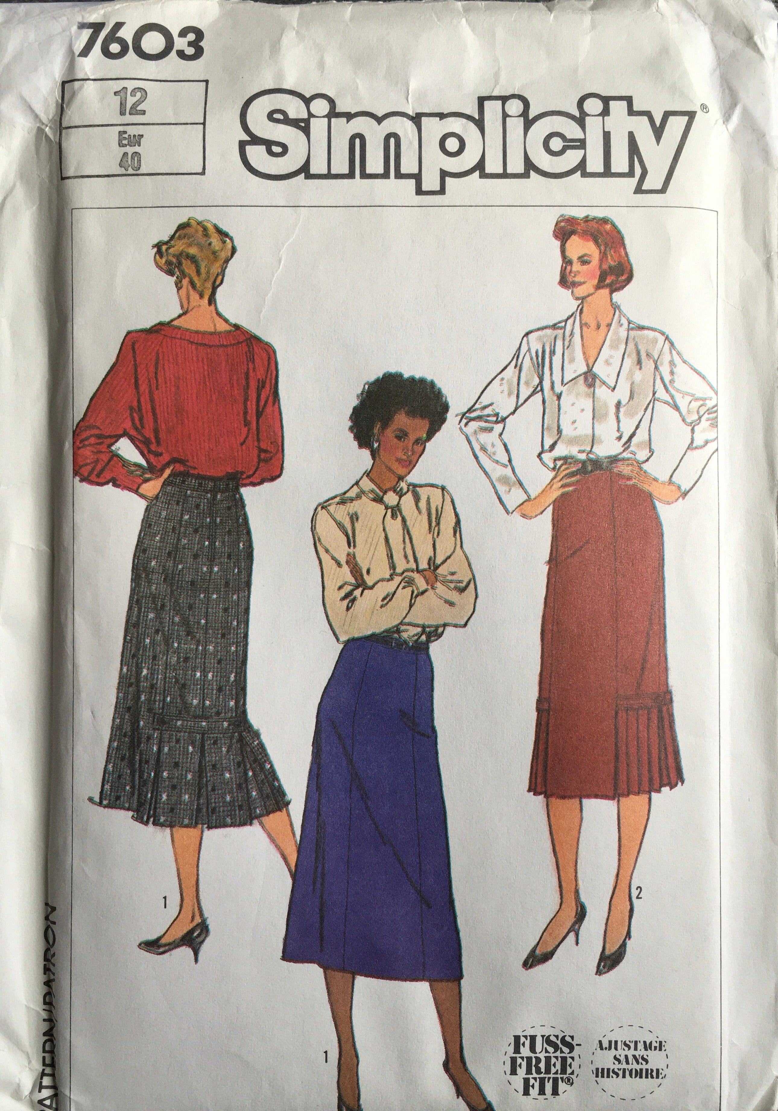 Simplicity 7603 Sewing Pattern (Vintage) UNCUT