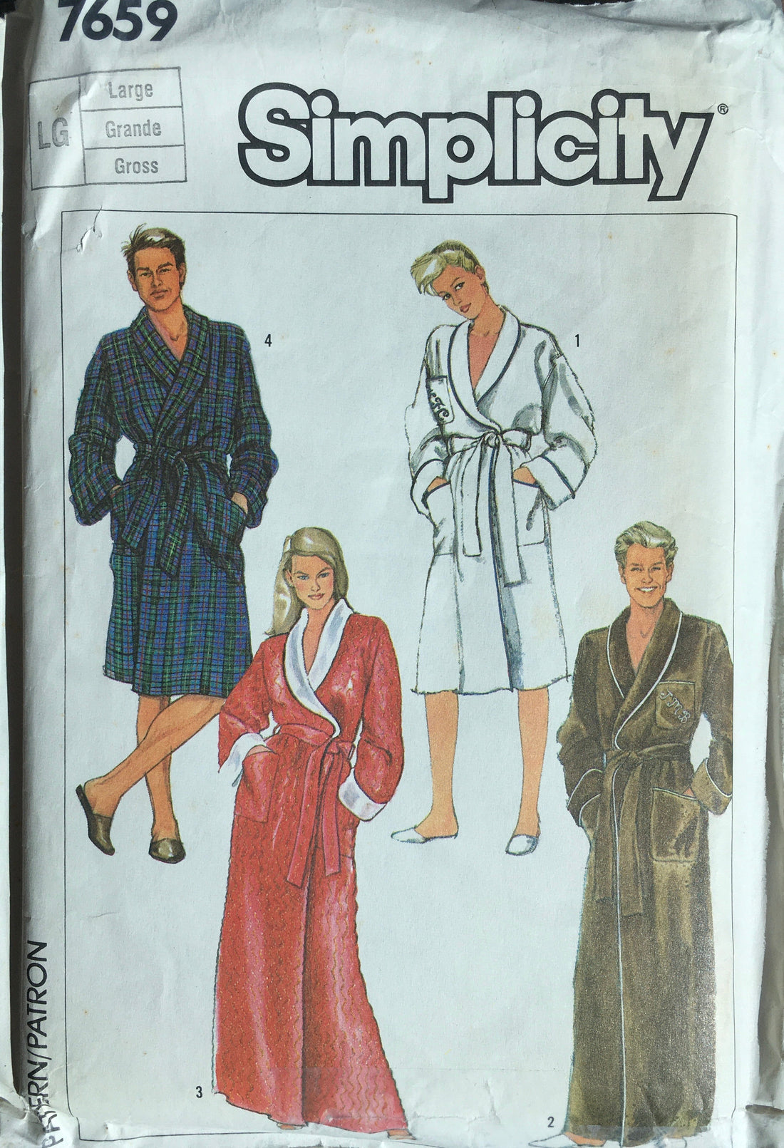 Simplicity 7659 Sewing Pattern (Vintage) CUT