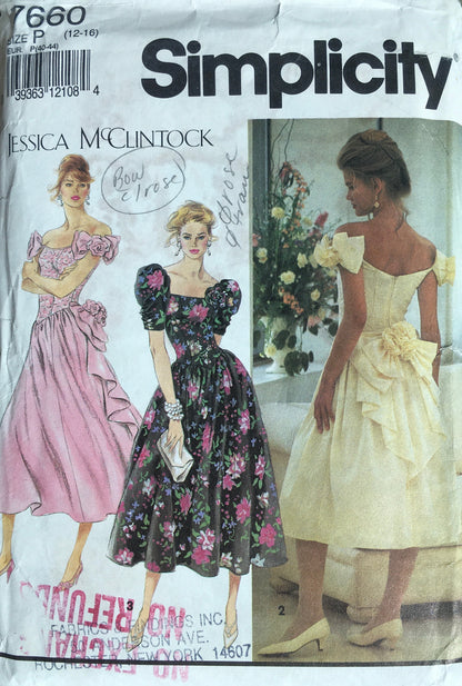 Simplicity 7660 Sewing Pattern (Vintage) CUT