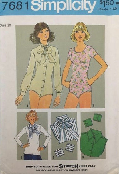 Simplicity 7681 Sewing Pattern (Vintage) UNCUT