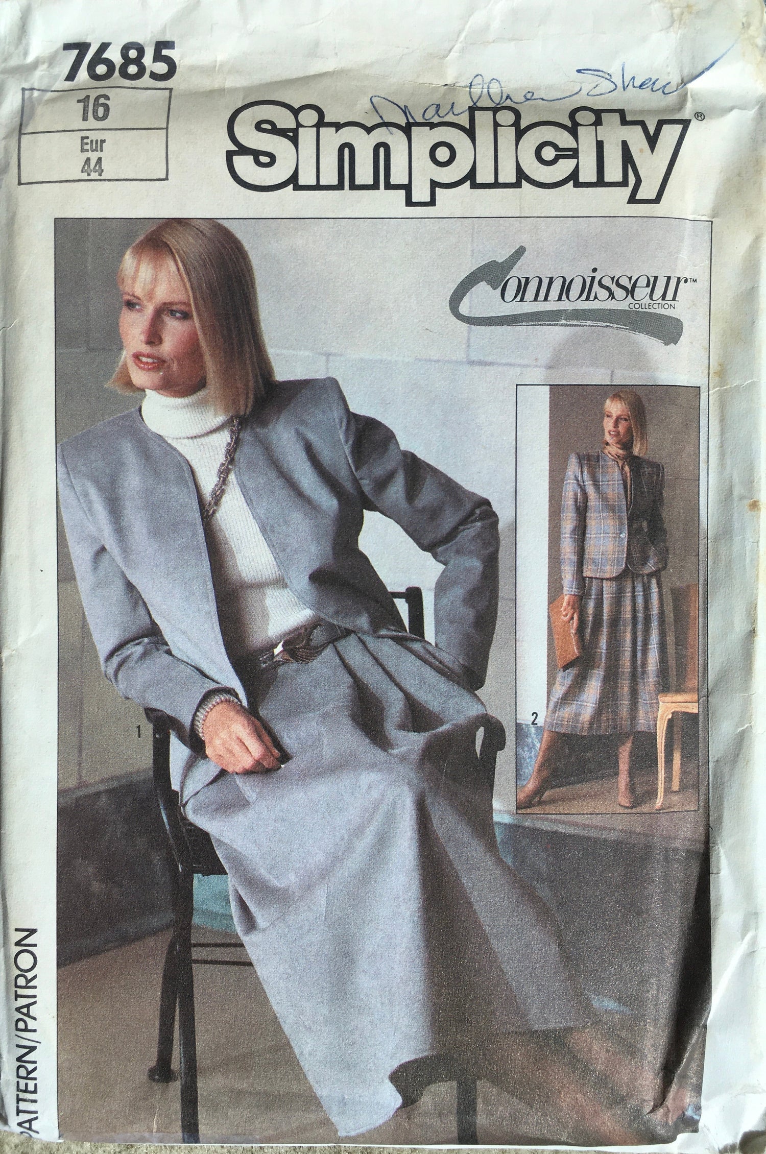 Simplicity 7685 Sewing Pattern (Vintage) UNCUT