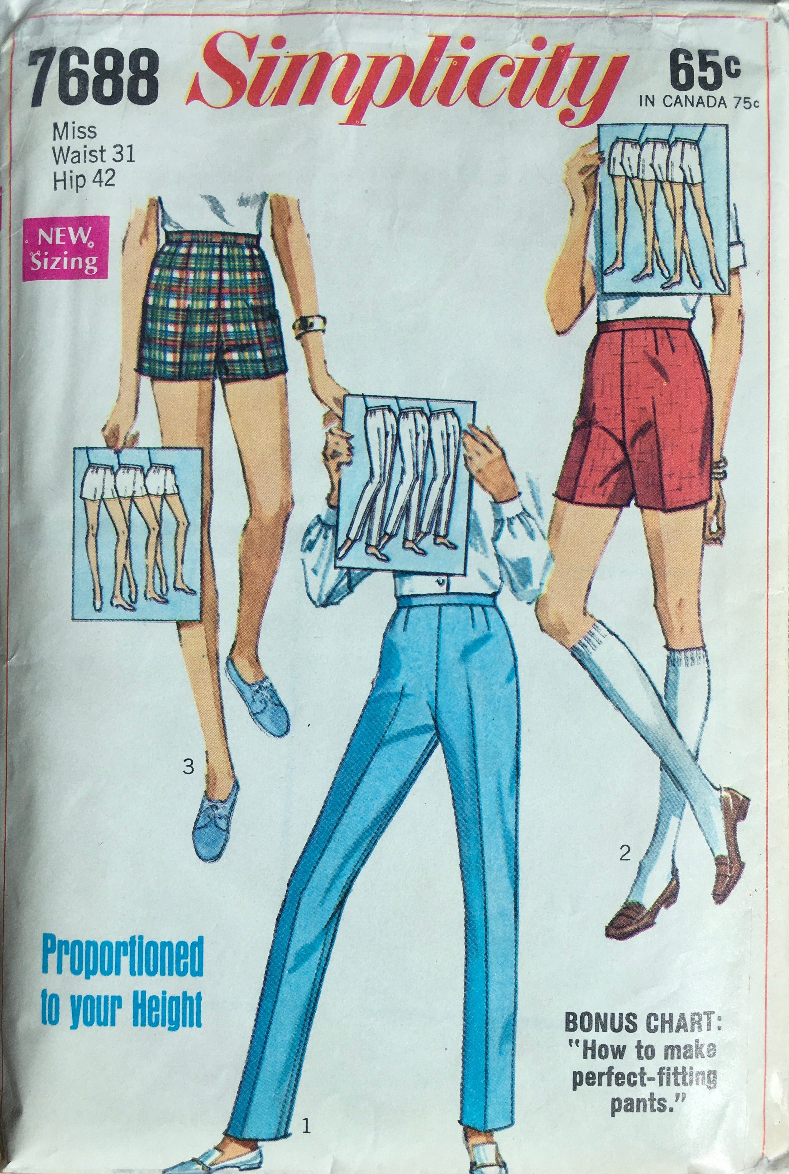 Simplicity 7688 Sewing Pattern (Vintage) CUT