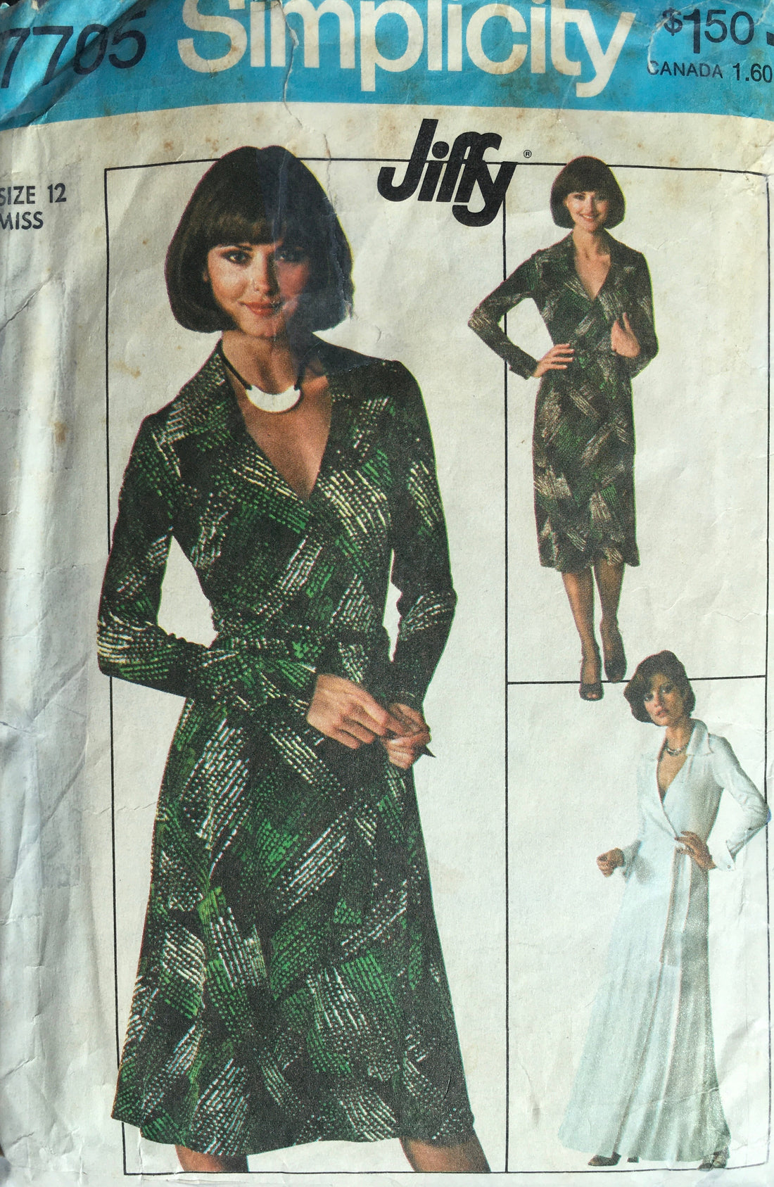 Simplicity 7705 Sewing Pattern (Vintage) CUT