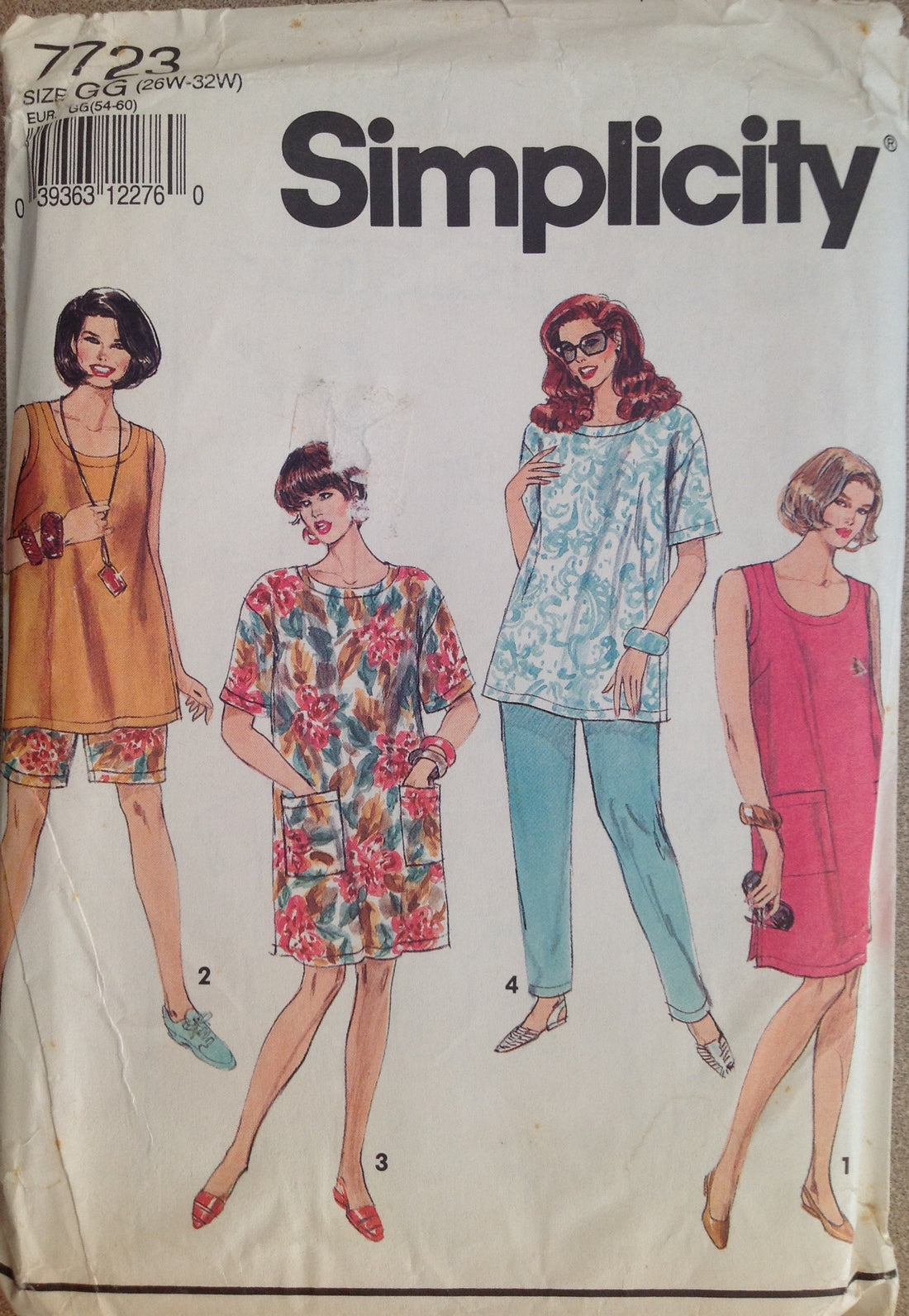 Simplicity 7723 Sewing Pattern (Vintage) UNCUT