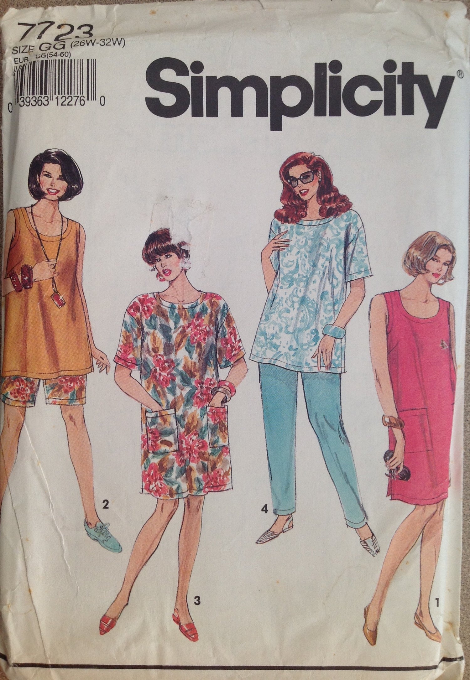 Simplicity 7723 Sewing Pattern (Vintage) UNCUT