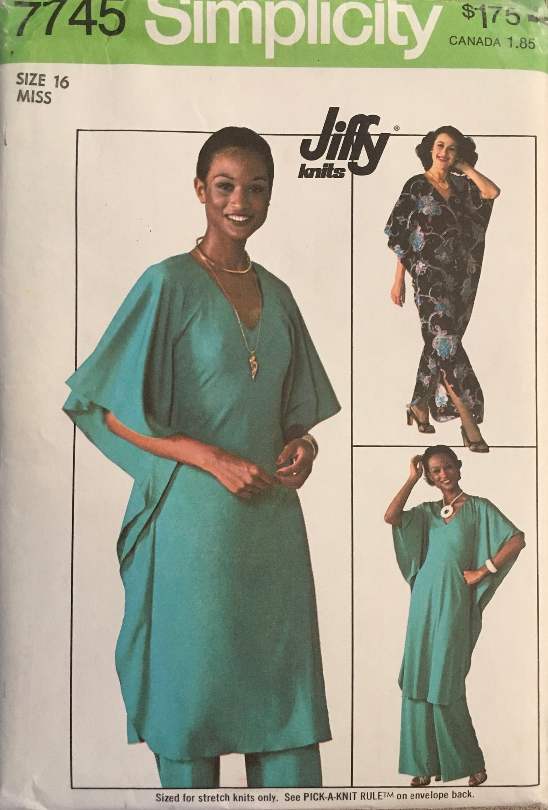 Simplicity 7745 Sewing Pattern (Vintage) UNCUT/CUT