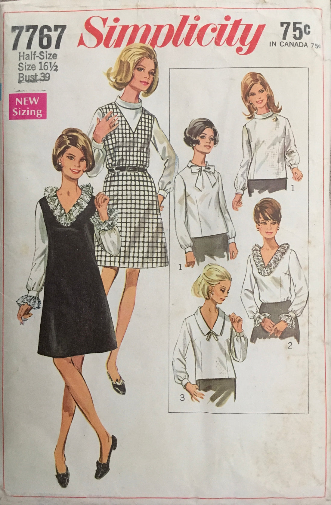 Simplicity 7767 Sewing Pattern (Vintage) UNCUT