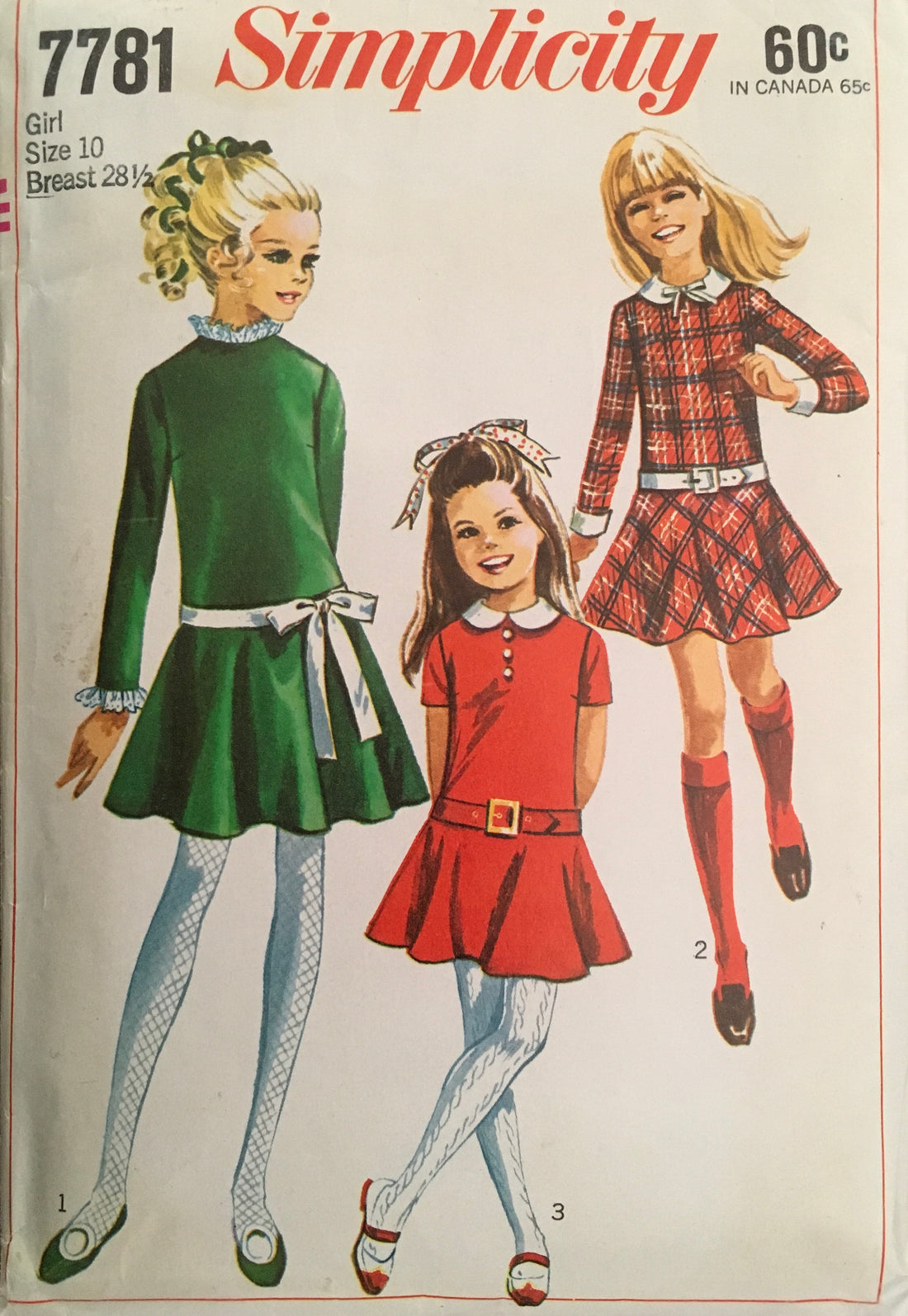 Simplicity 7781 Sewing Pattern (Vintage) CUT