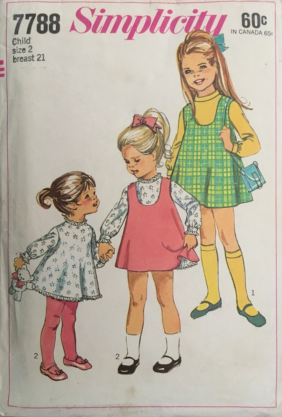 Simplicity 7788 Sewing Pattern (Vintage) CUT