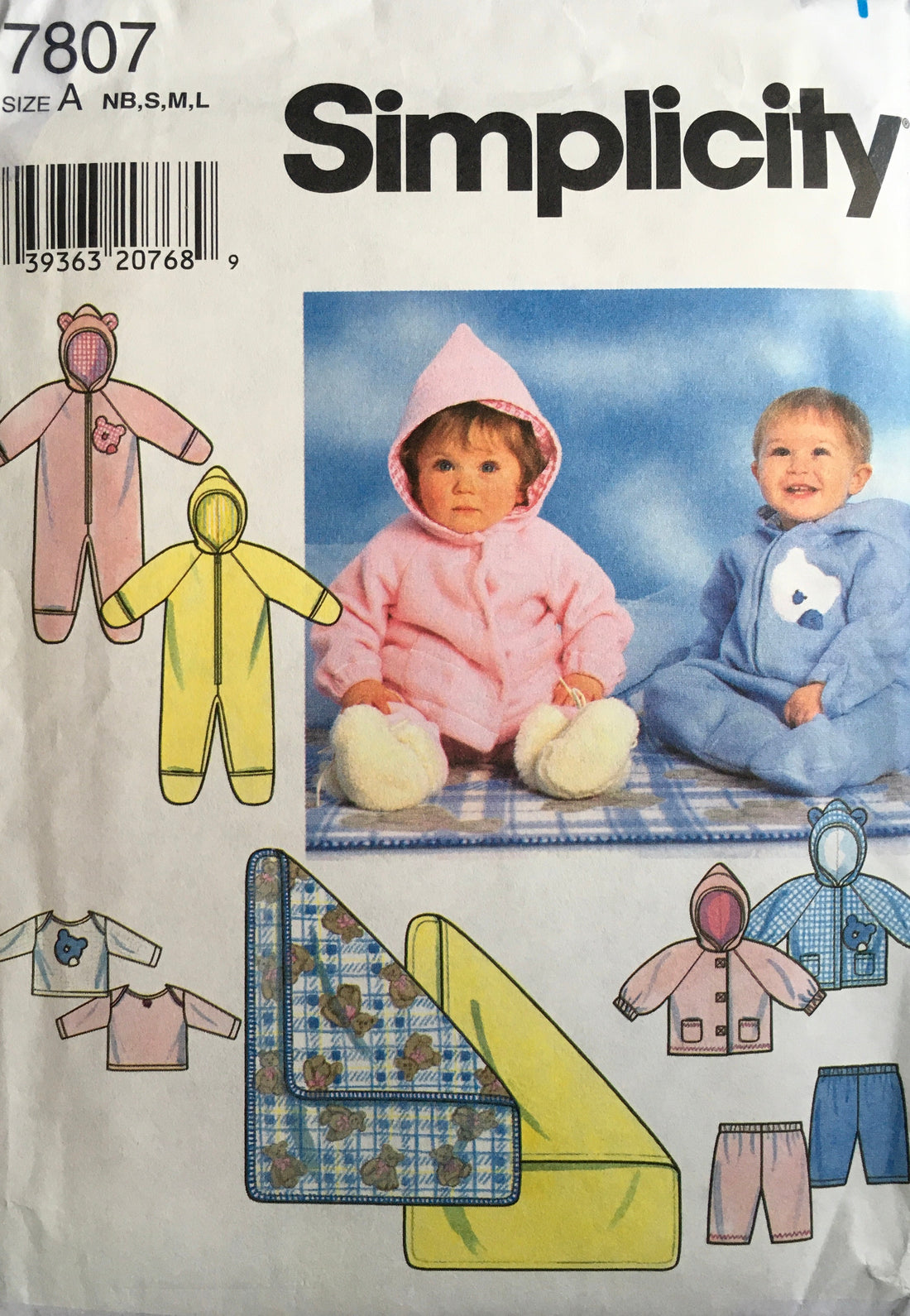 Simplicity 7807 Sewing Pattern (Vintage) UNCUT