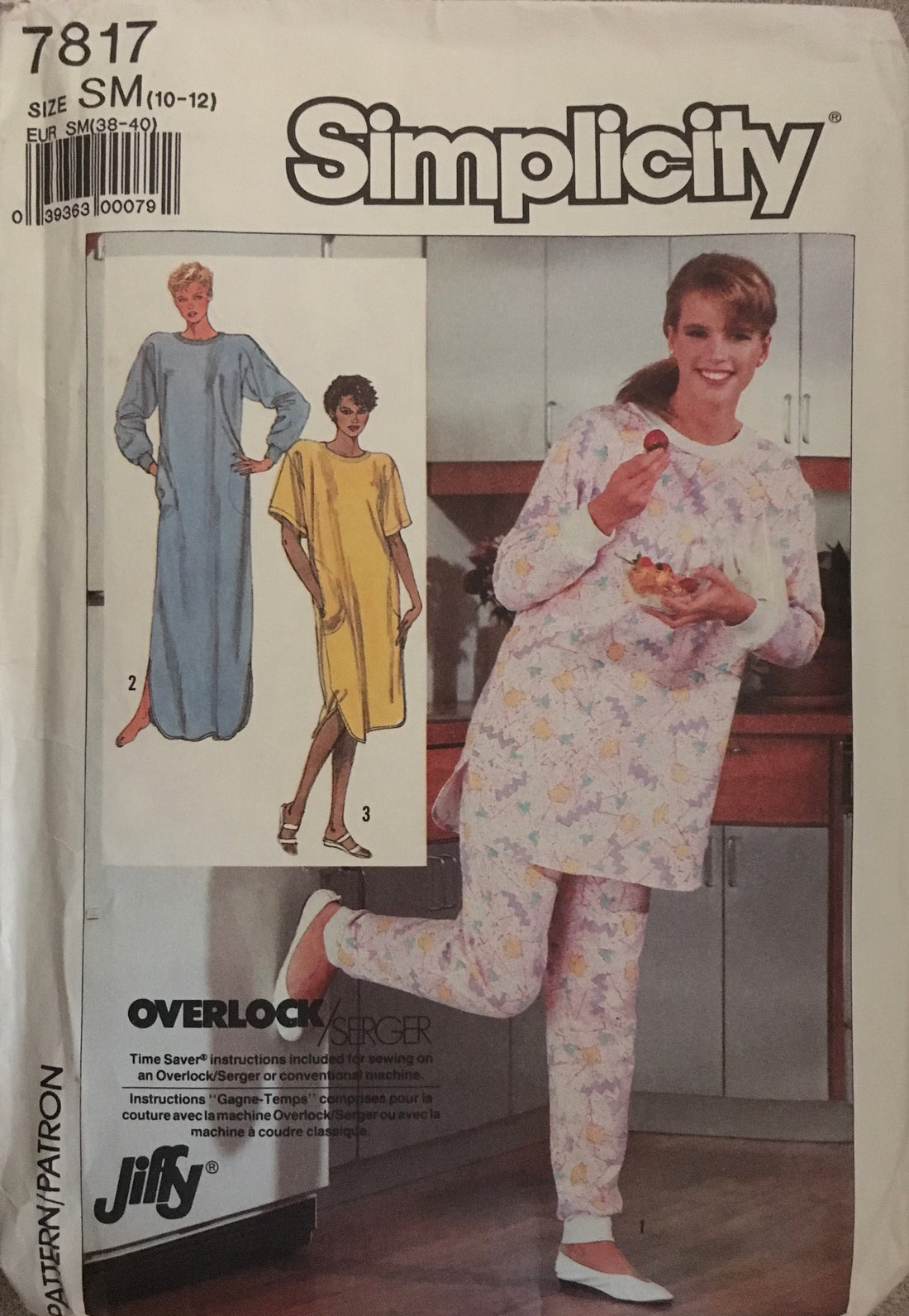 Simplicity 7817 Sewing Pattern (Vintage) CUT