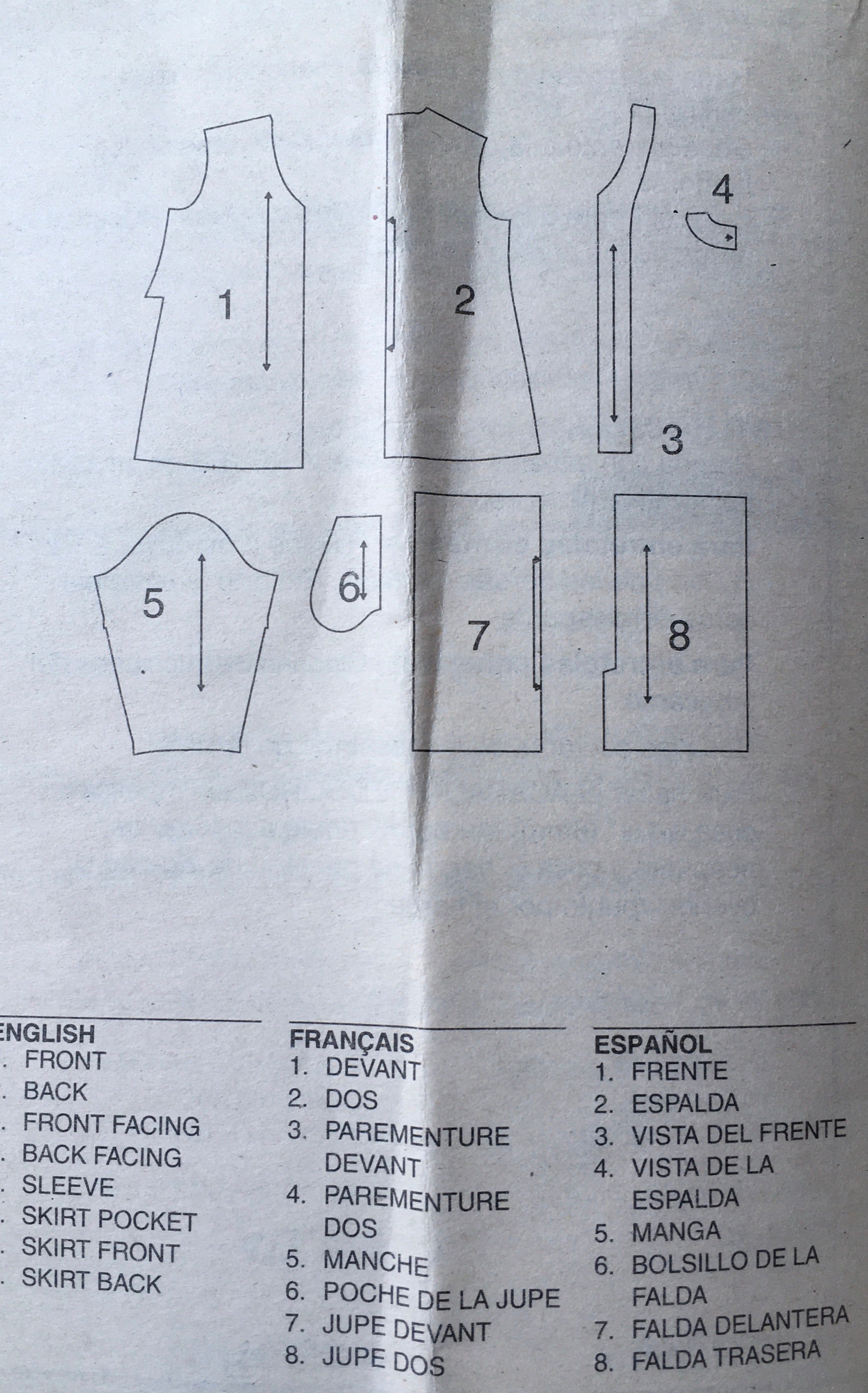 Simplicity 7819 Sewing Pattern (Vintage) CUT