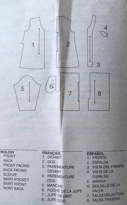 Simplicity 7819 Sewing Pattern (Vintage) CUT