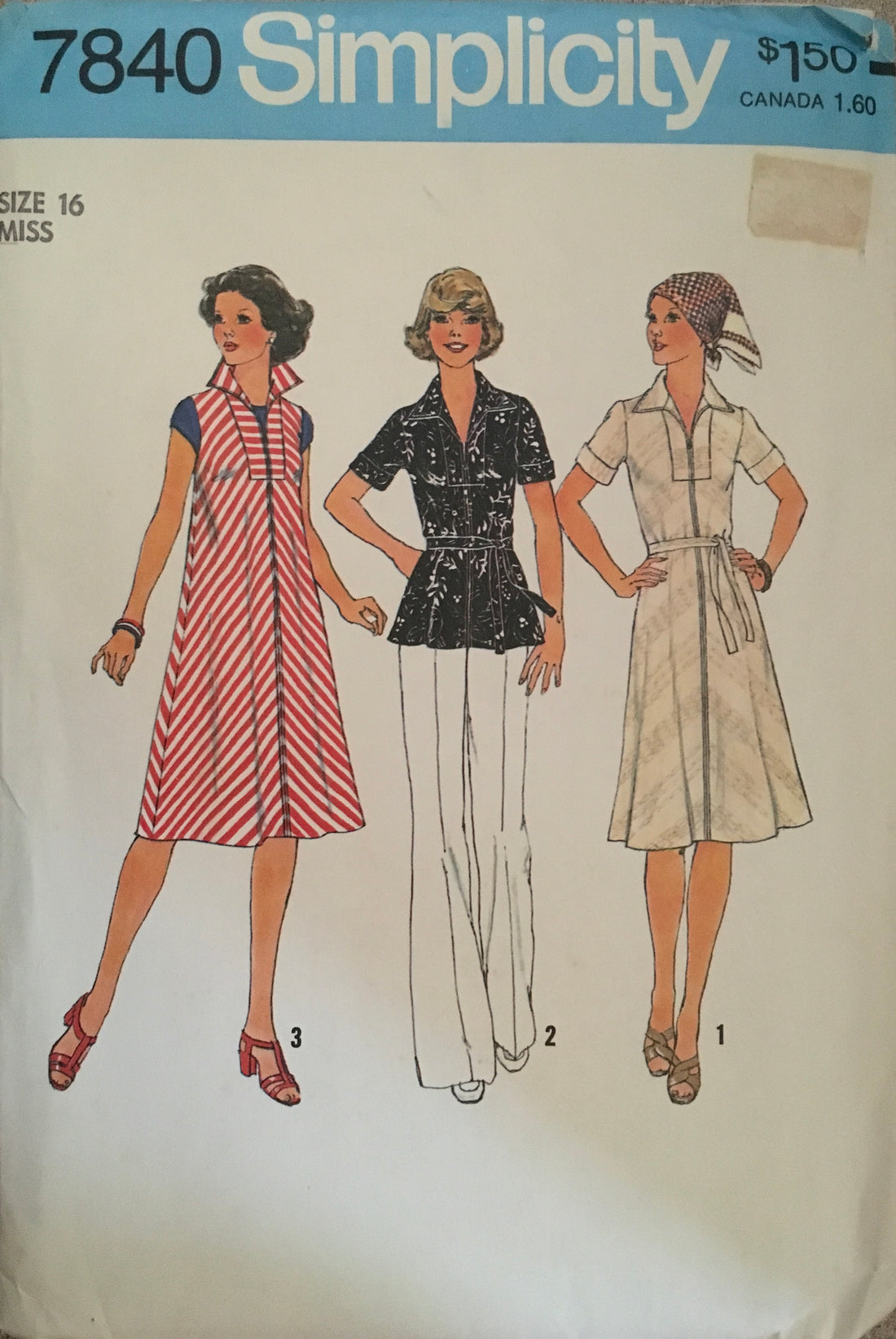 Simplicity 7840 Sewing Pattern (Vintage) UNCUT