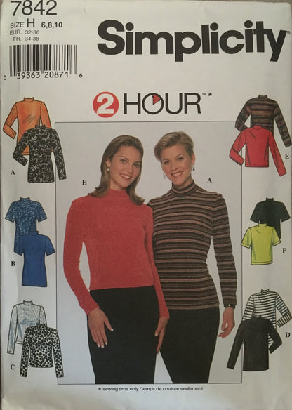 Simplicity 7842 Sewing Pattern (Vintage) CUT