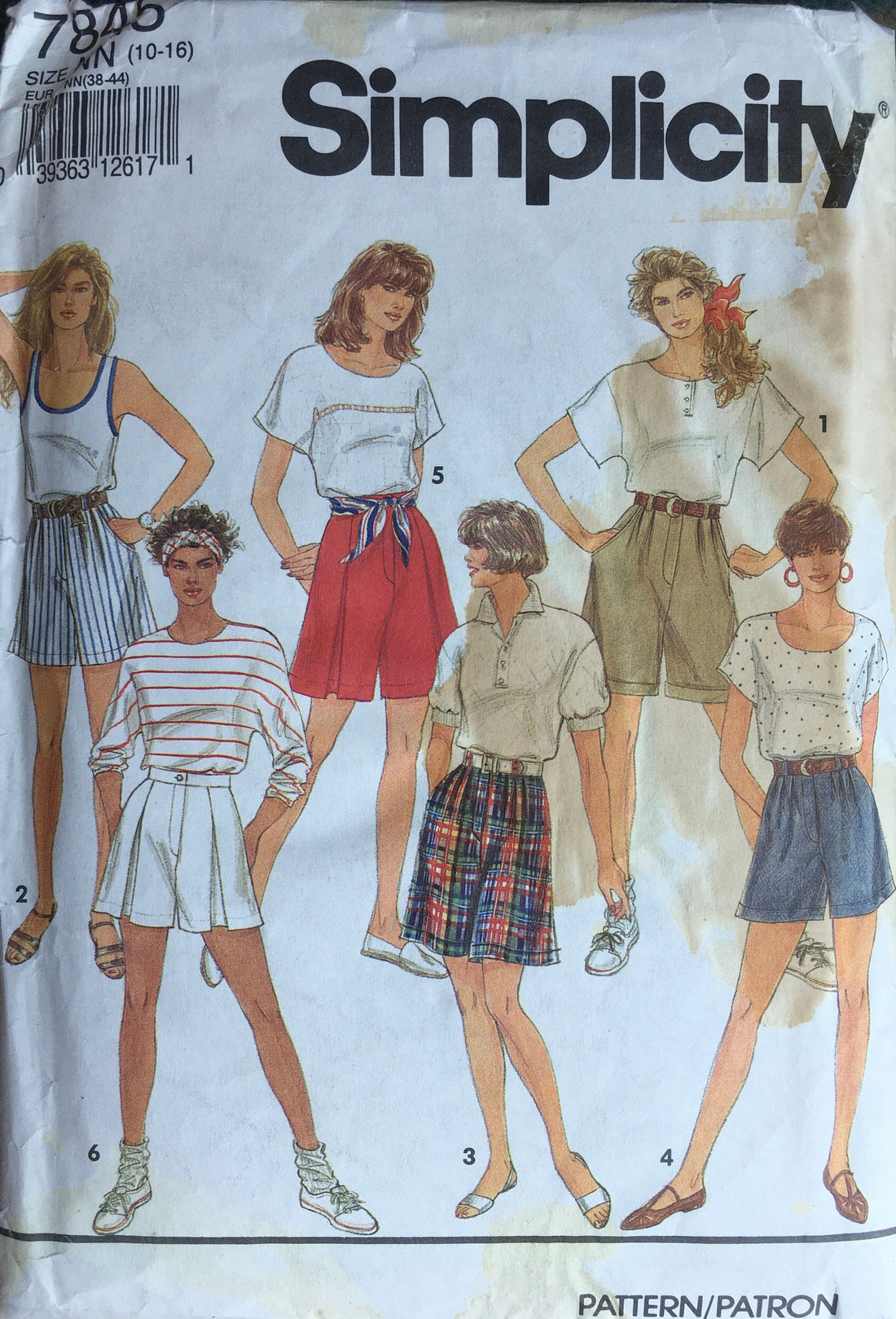 Simplicity 7845 Sewing Pattern (Vintage) CUT