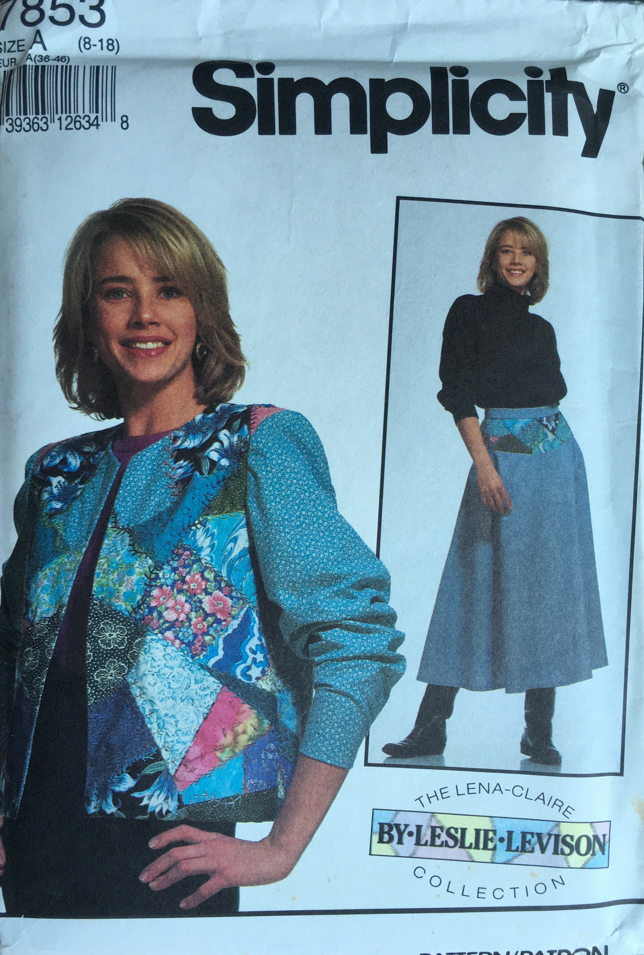 Simplicity 7853 Sewing Pattern (Vintage) UNCUT