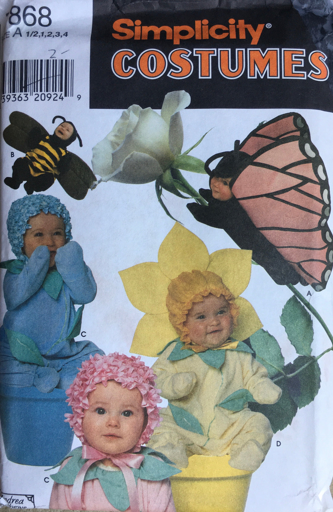 Simplicity 7868 Sewing Pattern (Vintage) UNCUT/CUT