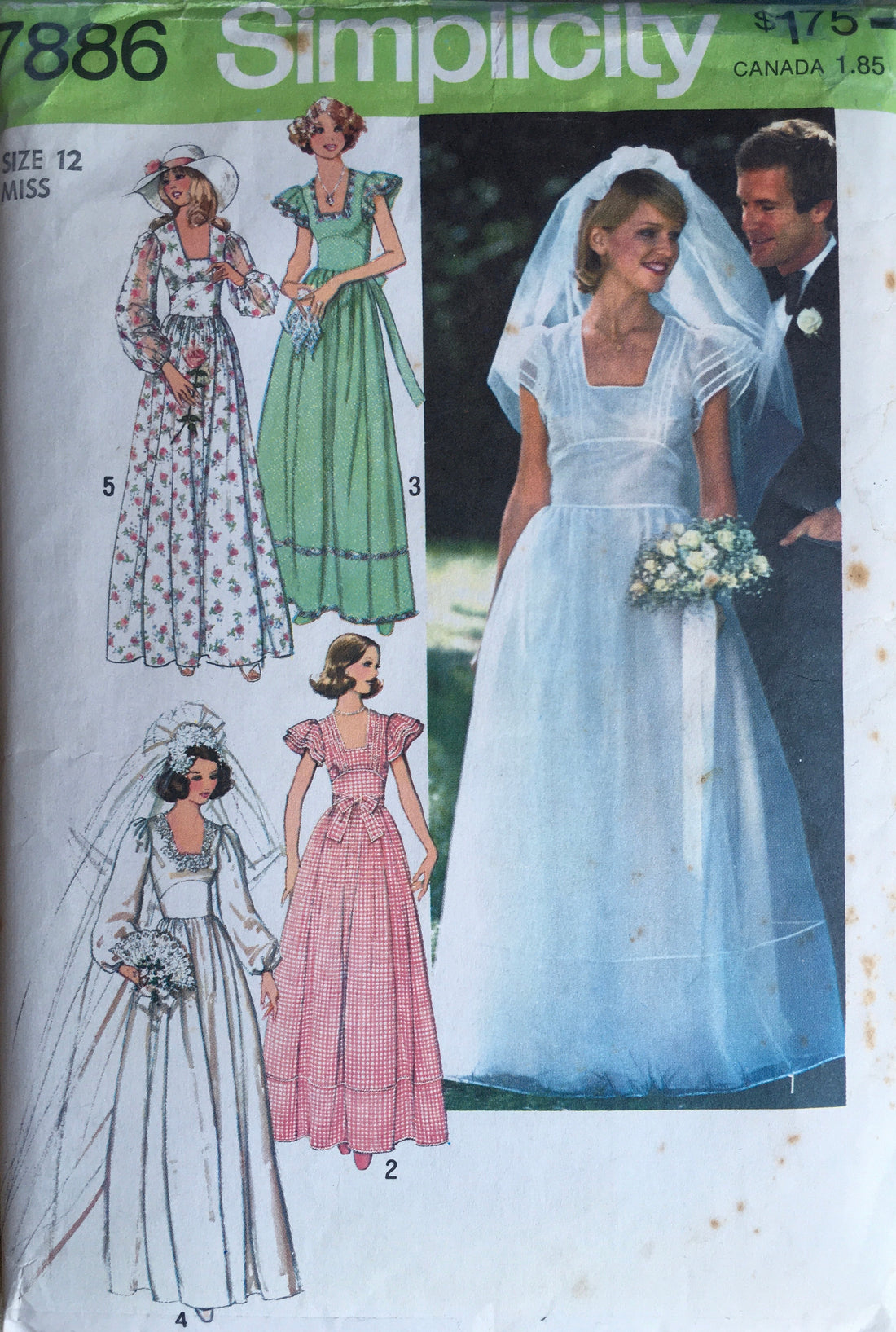 Simplicity 7886 Sewing Pattern (Vintage) CUT