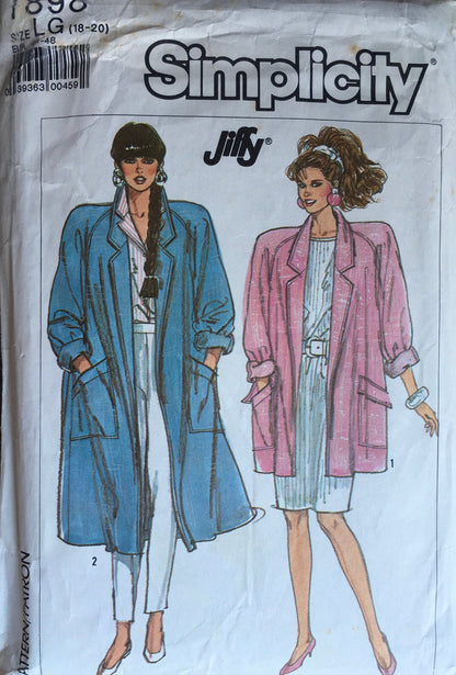 Simplicity 7898 Sewing Pattern (Vintage) CUT
