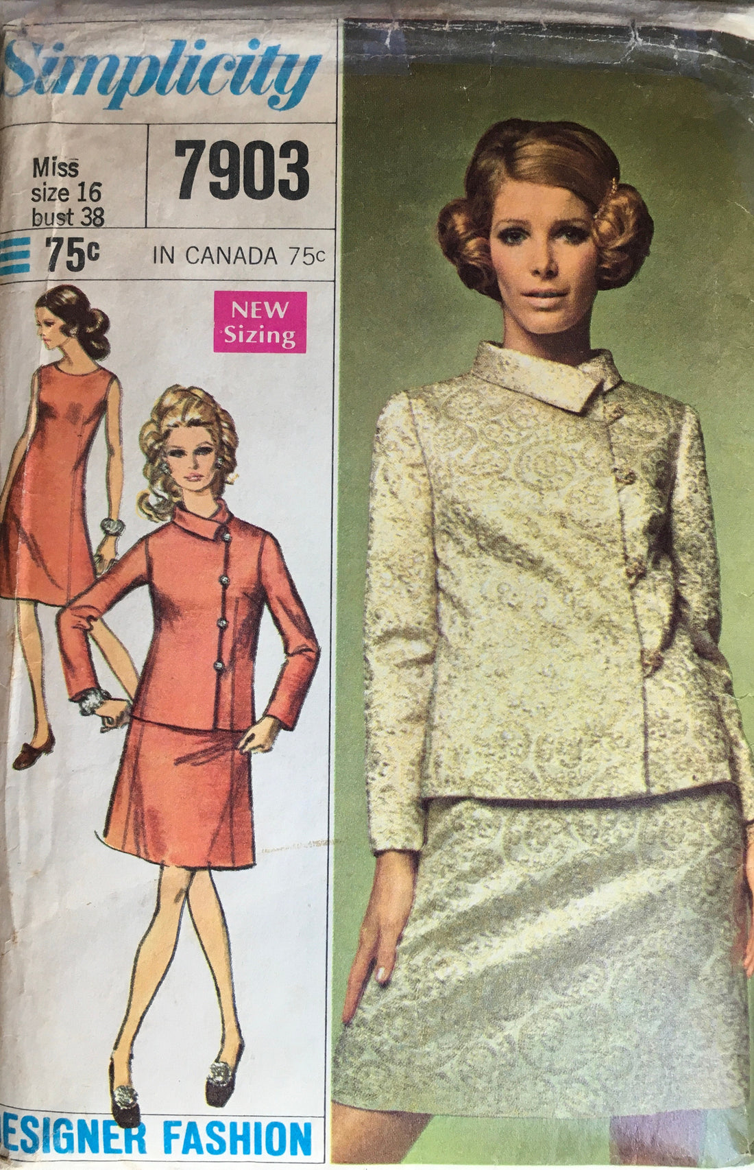 Simplicity 7903 Sewing Pattern (Vintage) CUT
