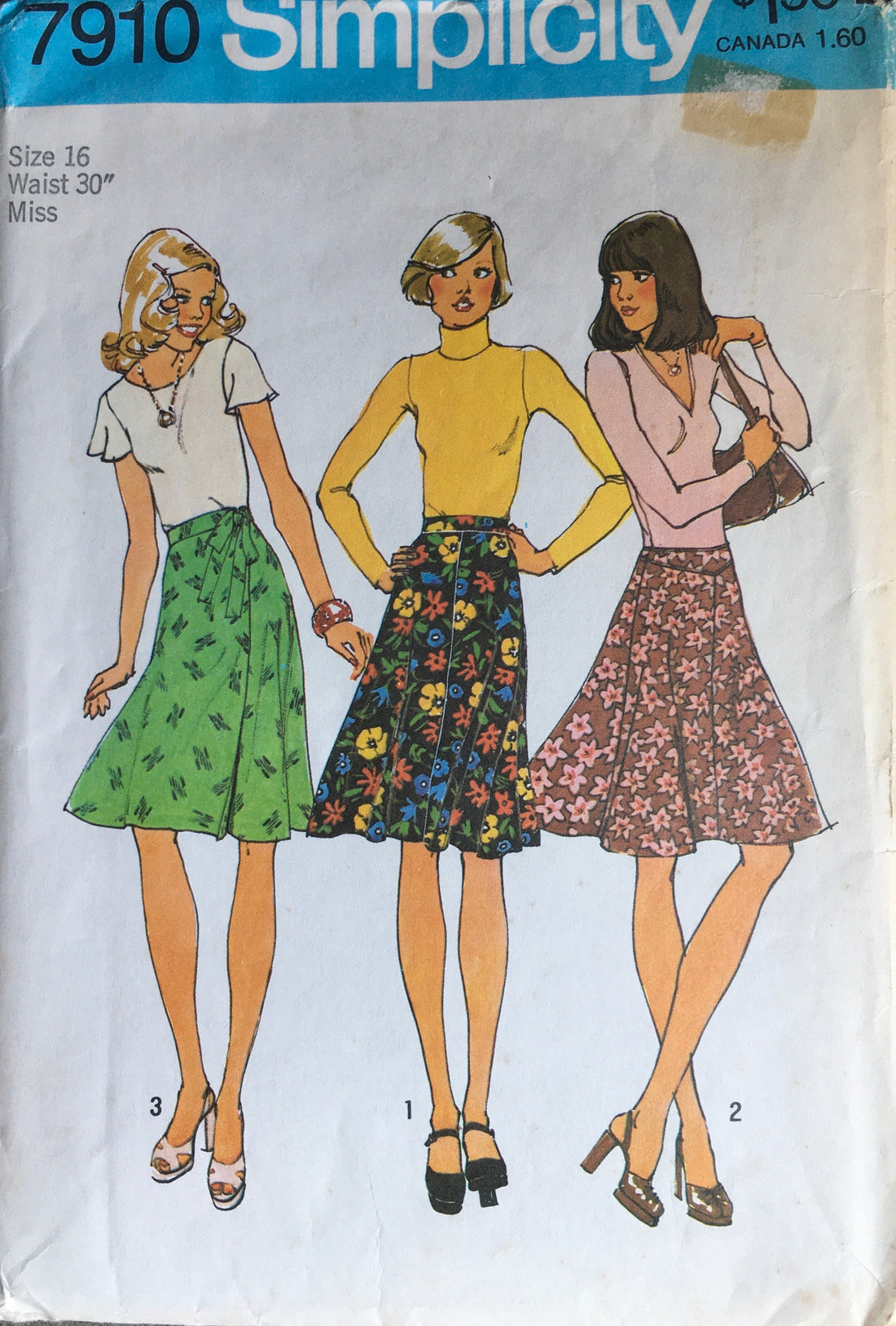 Simplicity 7910 Sewing Pattern (Vintage) CUT