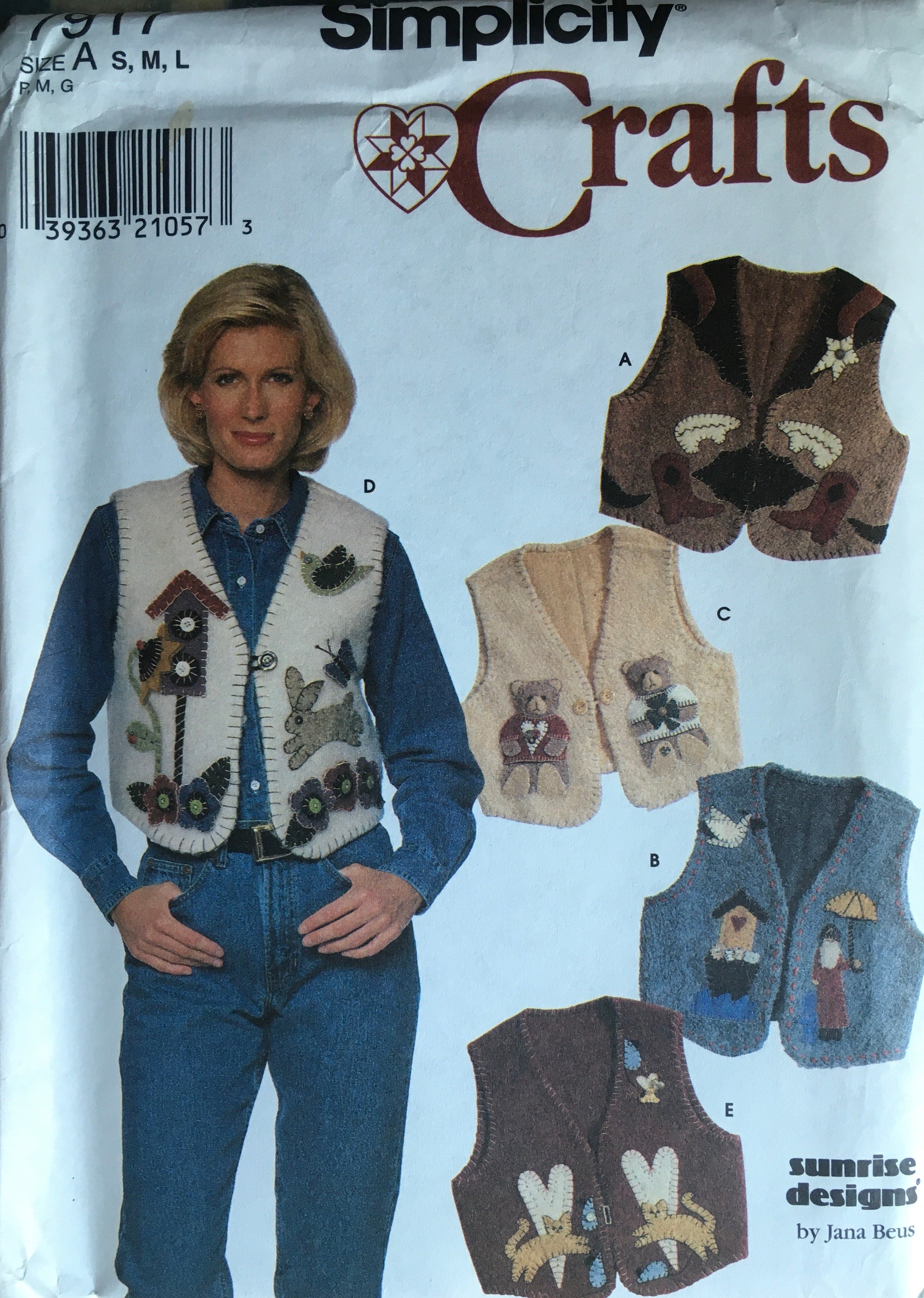 Simplicity 7917 Sewing Pattern (Vintage) UNCUT