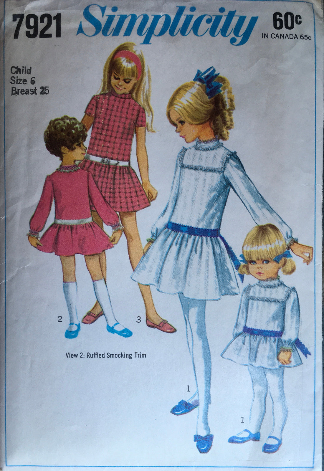 Simplicity 7921 Sewing Pattern (Vintage) CUT