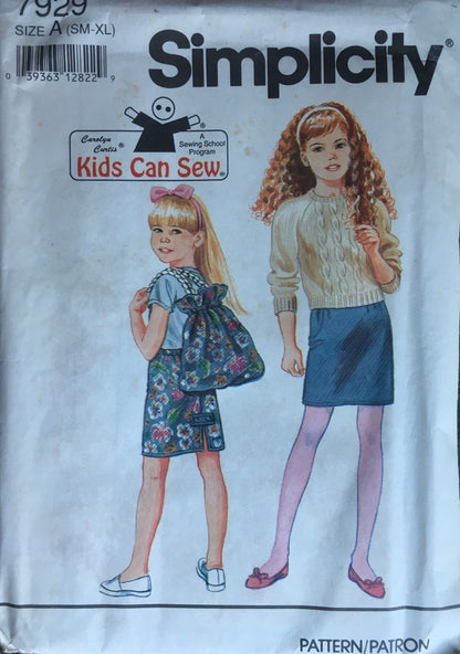 Simplicity 7929 Sewing Pattern (Vintage) UNCUT