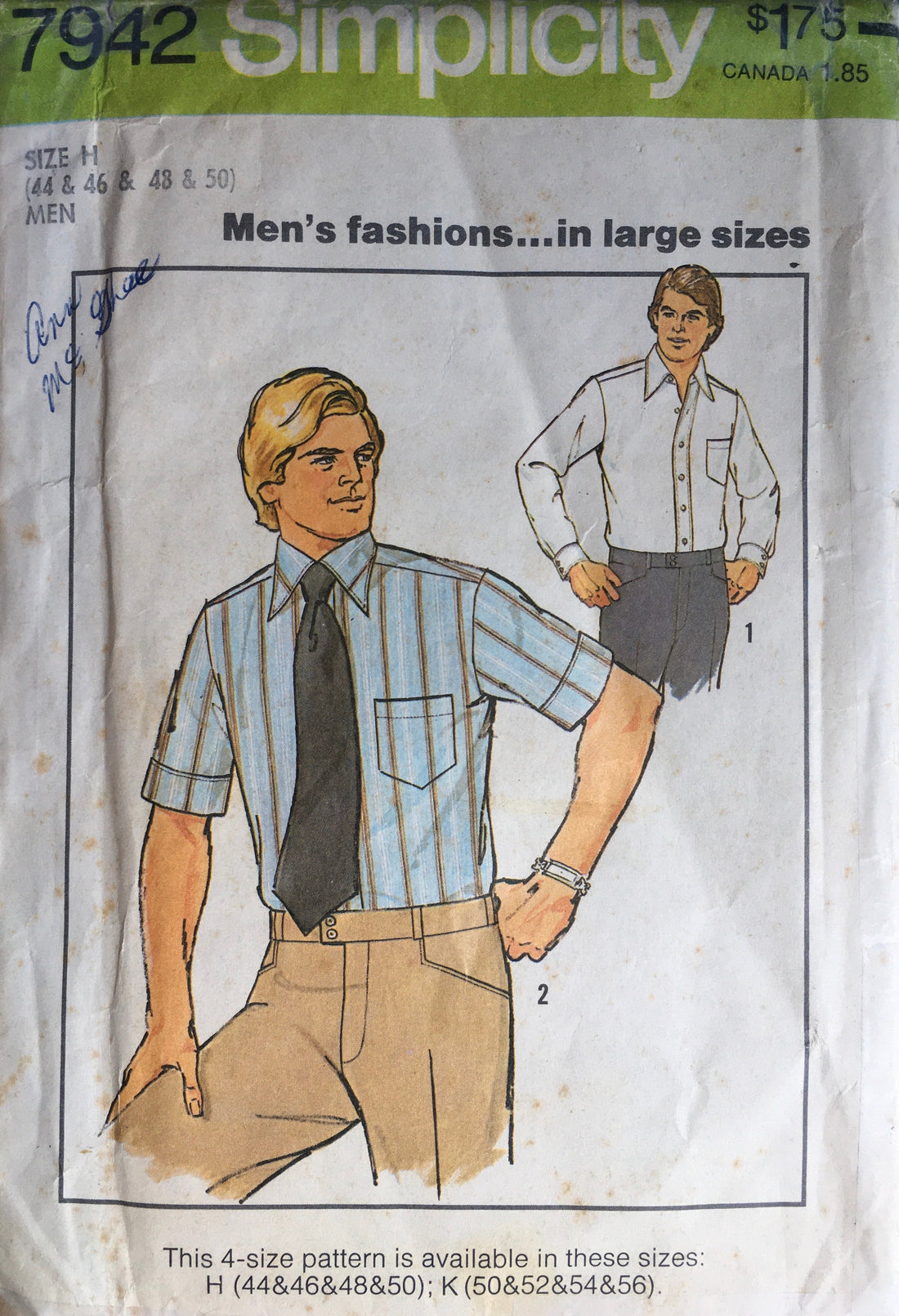Simplicity 7942 Sewing Pattern (Vintage) UNCUT