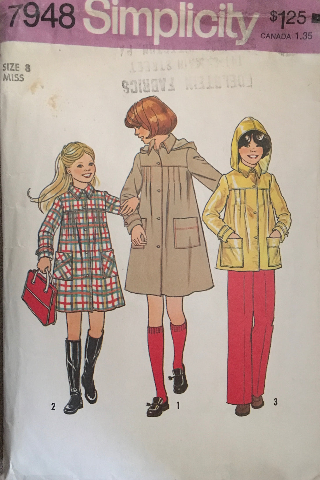 Simplicity 7948 Sewing Pattern (Vintage) CUT