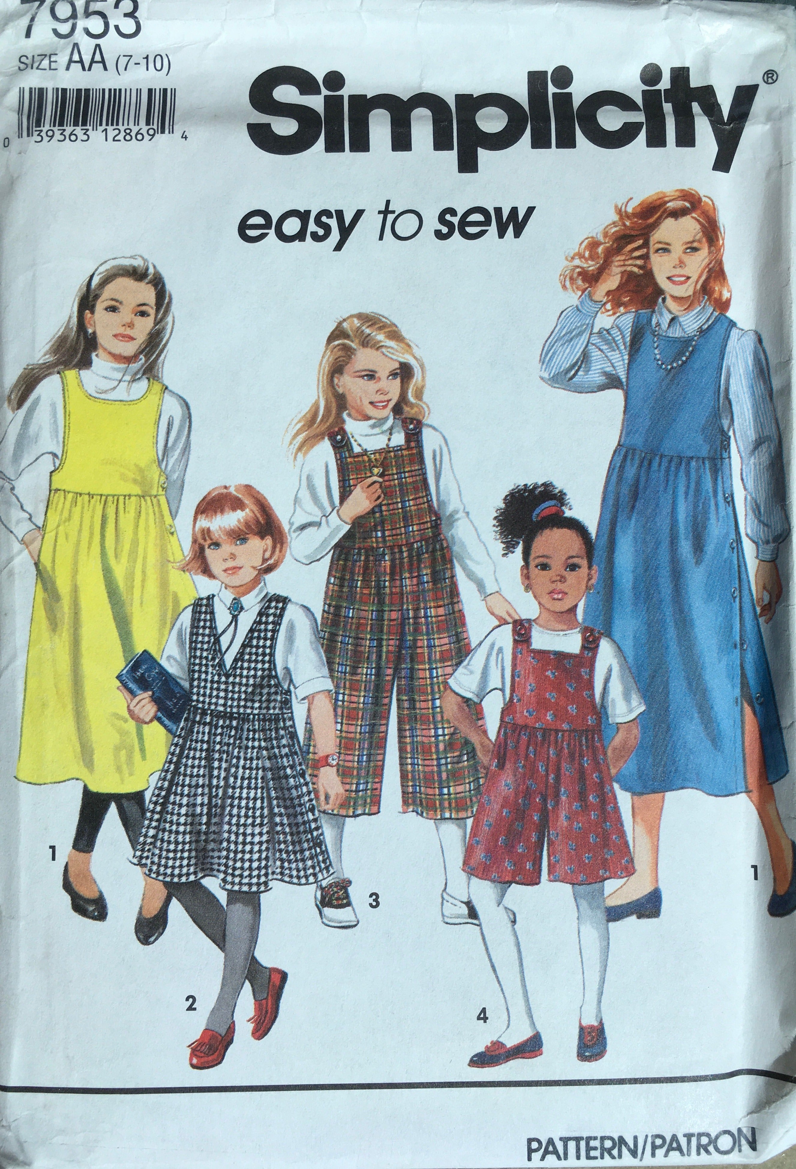 Simplicity 7953 Sewing Pattern (Vintage) UNCUT