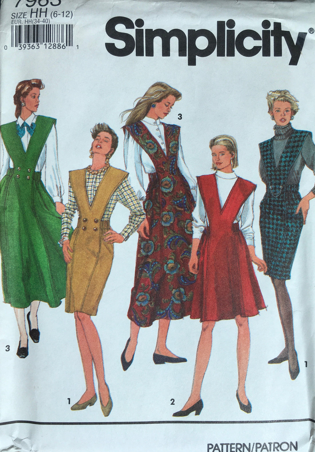 Simplicity 7963 Sewing Pattern (Vintage) UNCUT