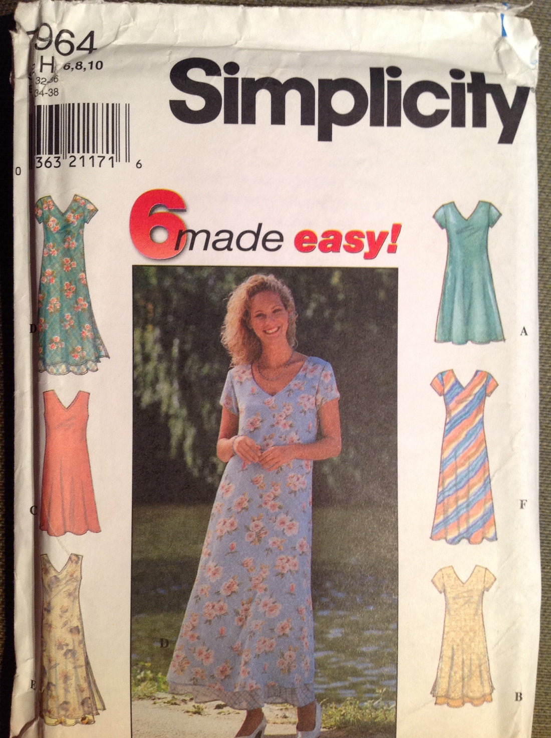 Simplicity 7964 Sewing Pattern (Vintage) UNCUT