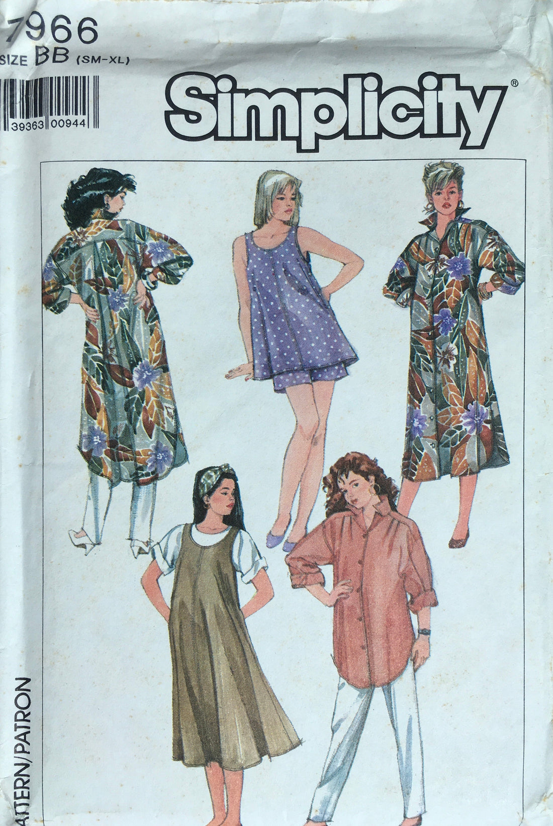 Simplicity 7966 Sewing Pattern (Vintage) UNCUT