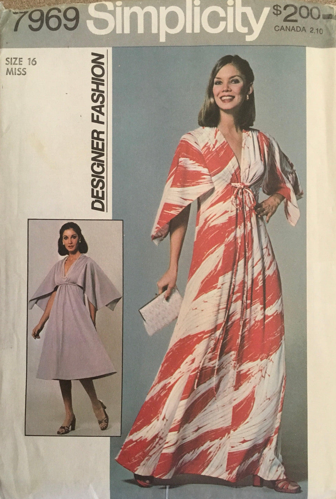 Simplicity 7969 Sewing Pattern (Vintage) UNCUT