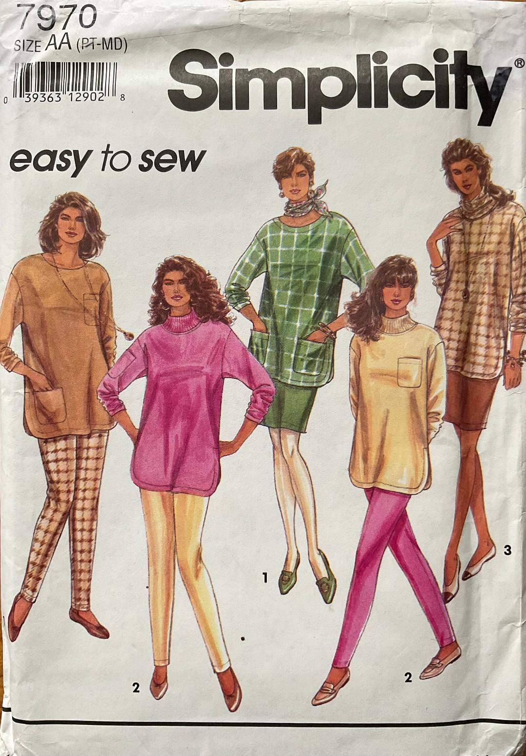 Simplicity 7970 Sewing Pattern (Vintage) UNCUT