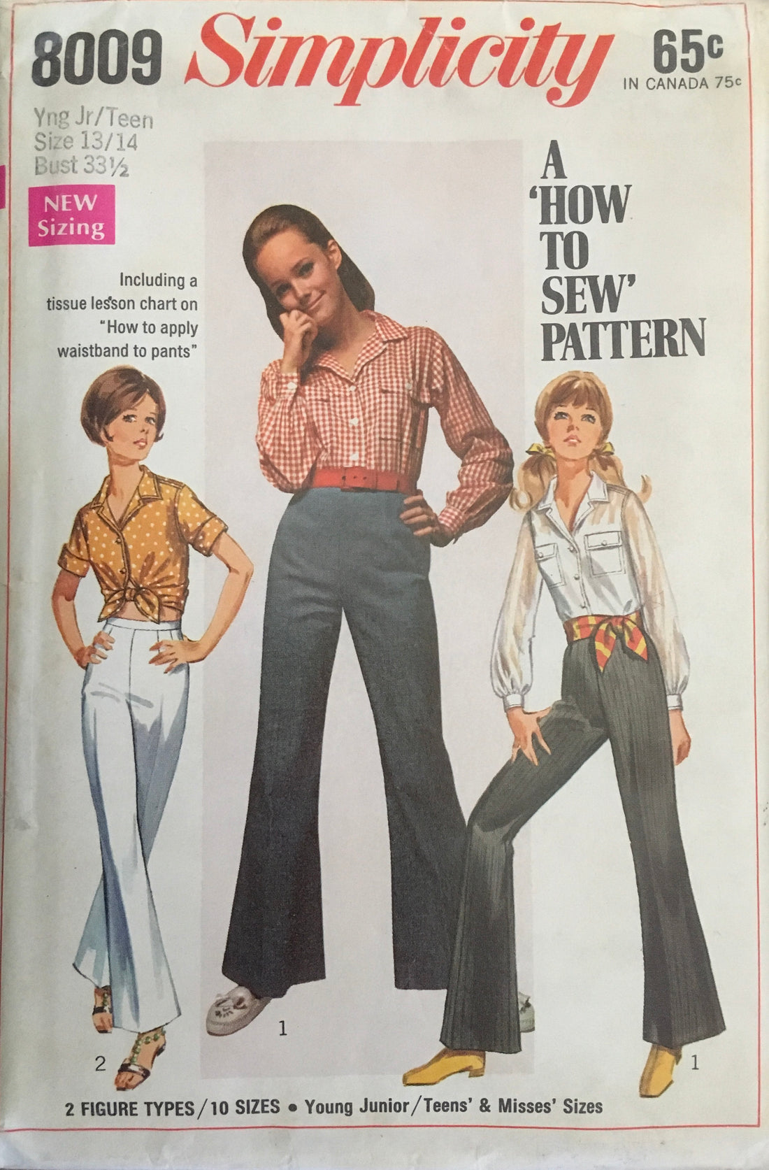 Simplicity 8009 Sewing Pattern (Vintage) UNCUT