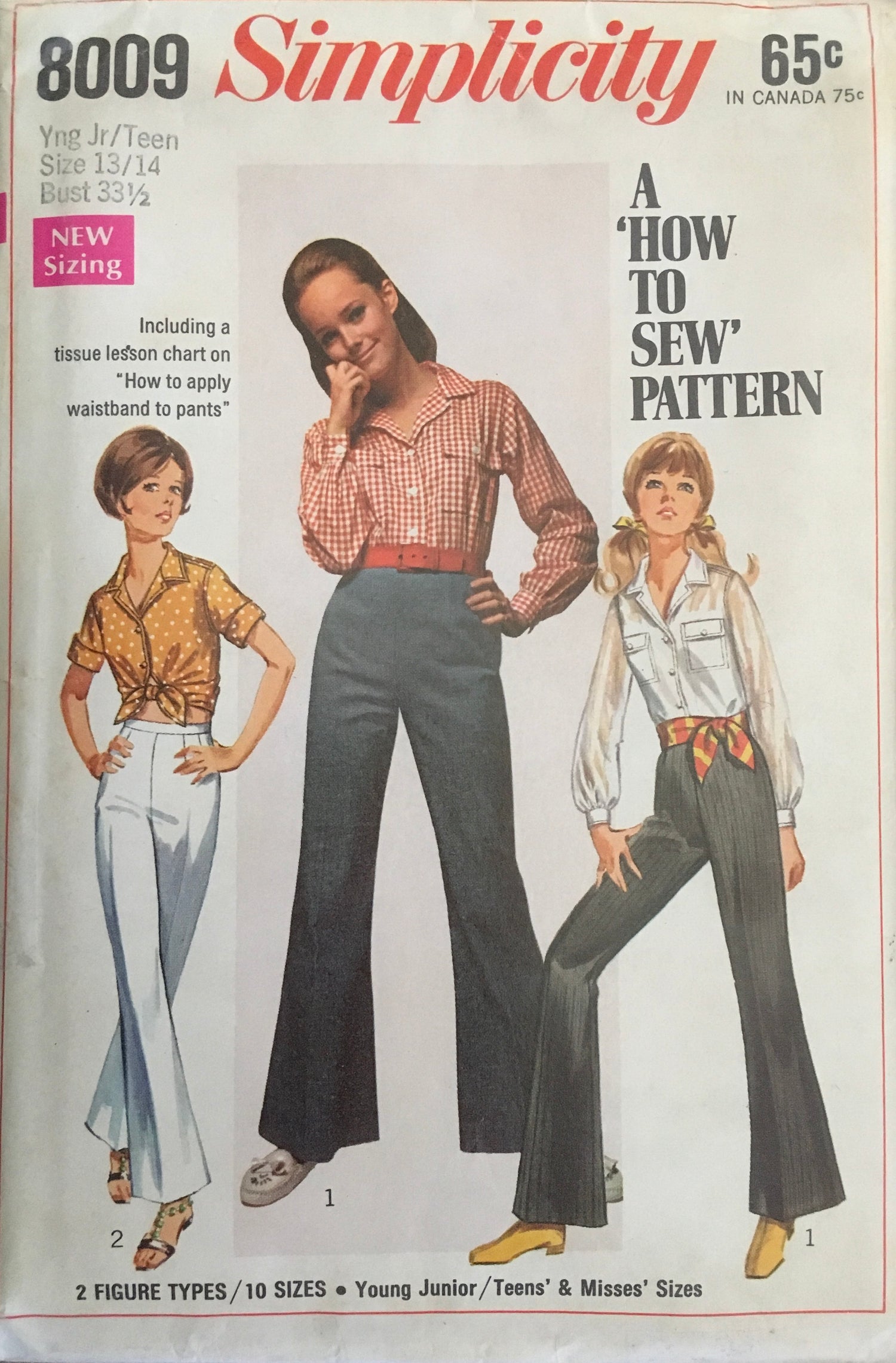 Simplicity 8009 Sewing Pattern (Vintage) UNCUT