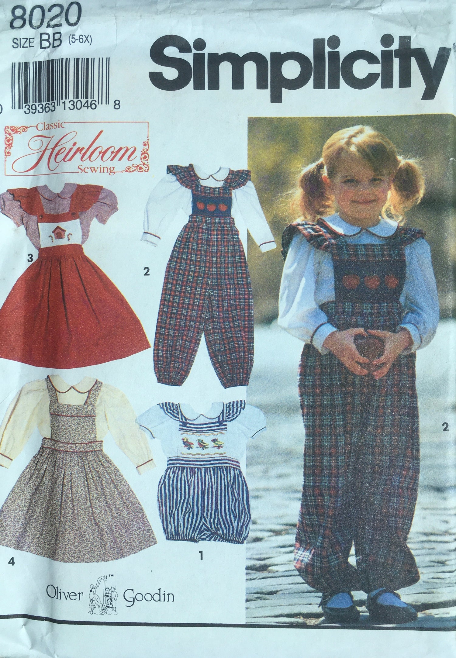 Simplicity 8020 Sewing Pattern (Vintage) UNCUT