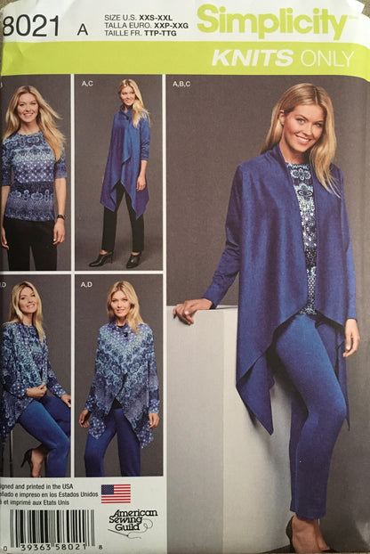 Simplicity 8021 Sewing Pattern UNCUT