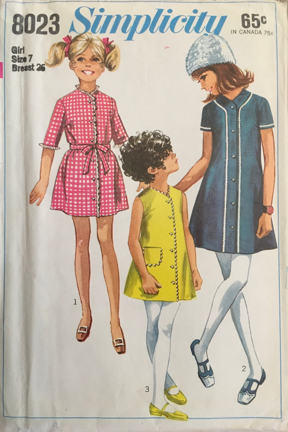 Simplicity 8023 Sewing Pattern (Vintage) UNCUT
